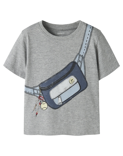 Name It - NMMFum T-Shirt - Grey Melange